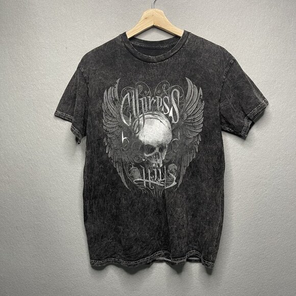 Vintage Cypress Hill Skull Wing Rock Band Graphic Mineral Wash T Shirt L - Picture 1 of 5